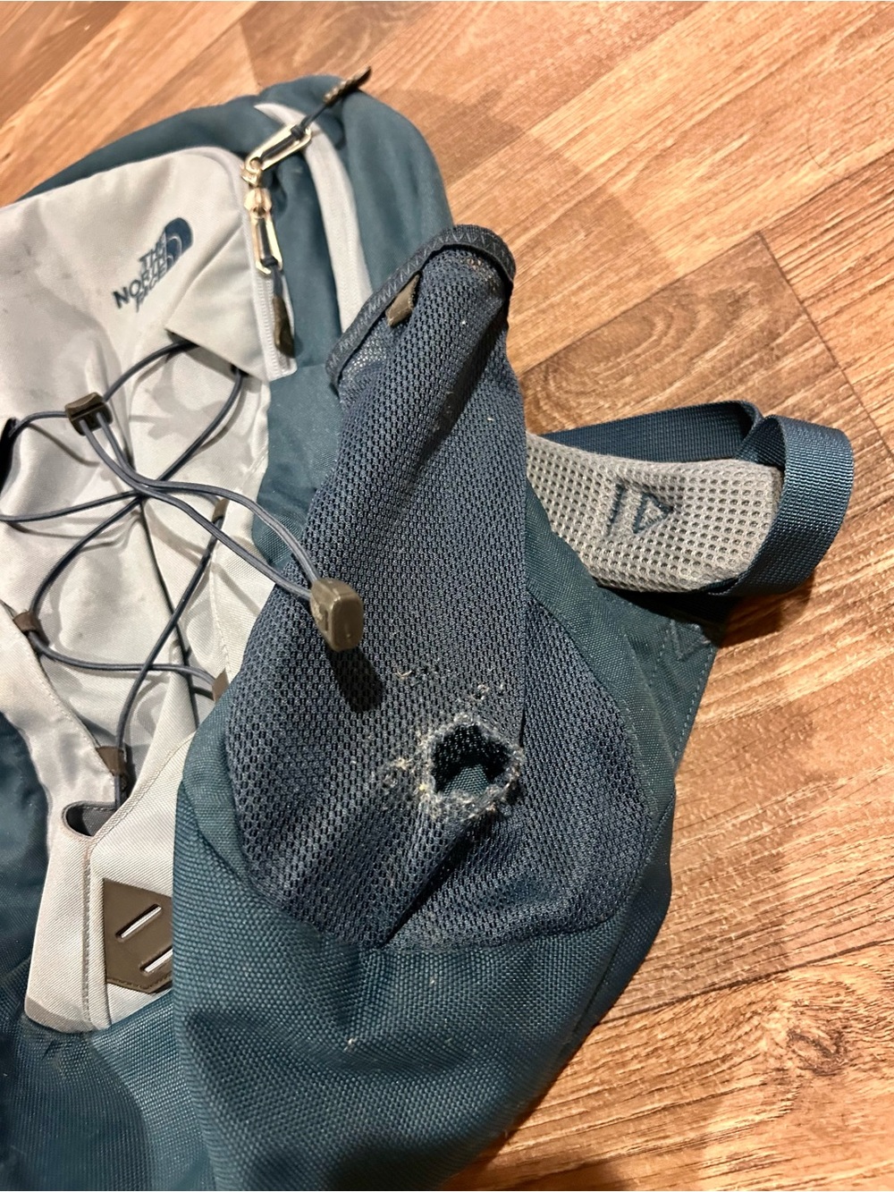 The North Face Jester Backpack - Teal and Light Gray - Picture 5 of 5